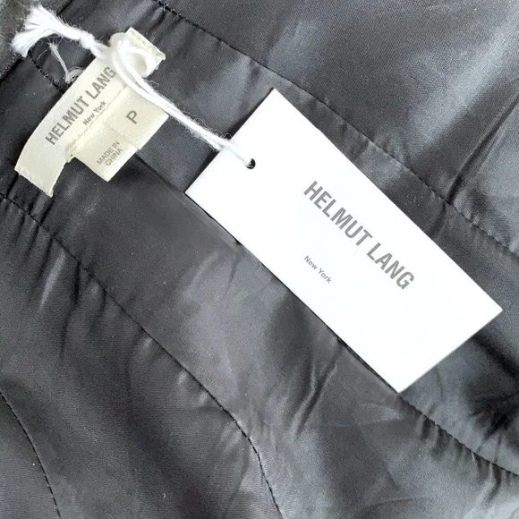 Helmut Lang Anaconda Black Distressed 100% Lambskin Jacket Blazer NWT Vintage
